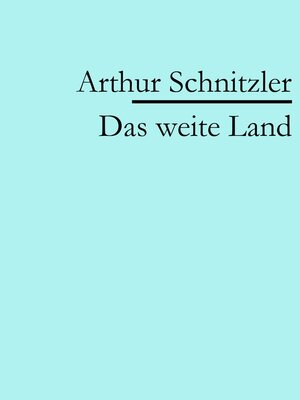 cover image of Das weite Land